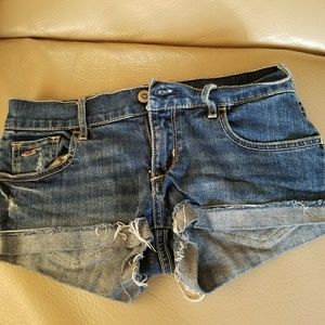 Hollister denim shorts Y2K